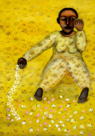 Medium: 'Export Fabric, Canvas, Acrylic', Size: '163 x 102 cm'