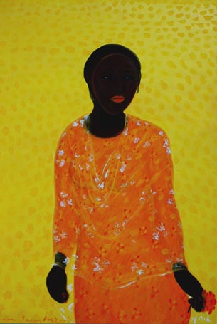 Medium: 'Acrylic on Canvas', Size: '163 x 91 cm'