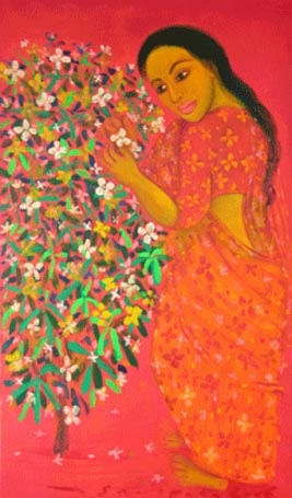 Medium: 'Acrylic on Canvas', Size: '152 x 91 cm'