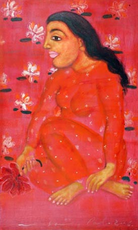 Medium: 'Acrylic on Canvas', Size: '152 x 91 cm'