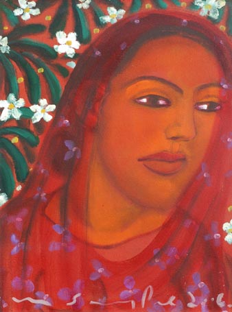 Medium: 'Acrylic on Canvas', Size: '65 x 50 cm'