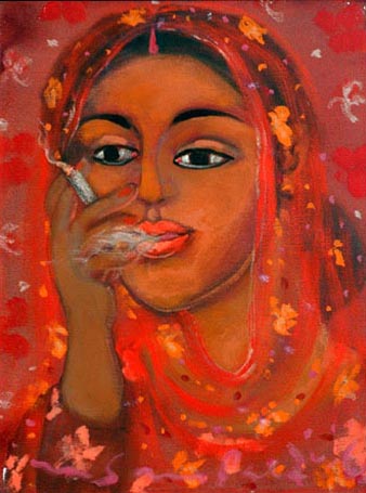 Medium: 'Acrylic on Canvas', Size: '65 x 50 cm'