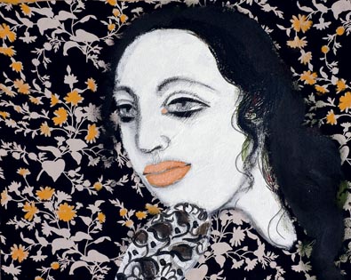 Medium: 'Export Fabric, Canvas, Acrylic', Size: '50 x 65 cm'