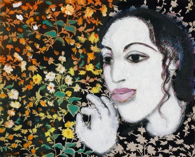 Medium: 'Export Fabric, Canvas, Acrylic', Size: '50 x 65 cm'