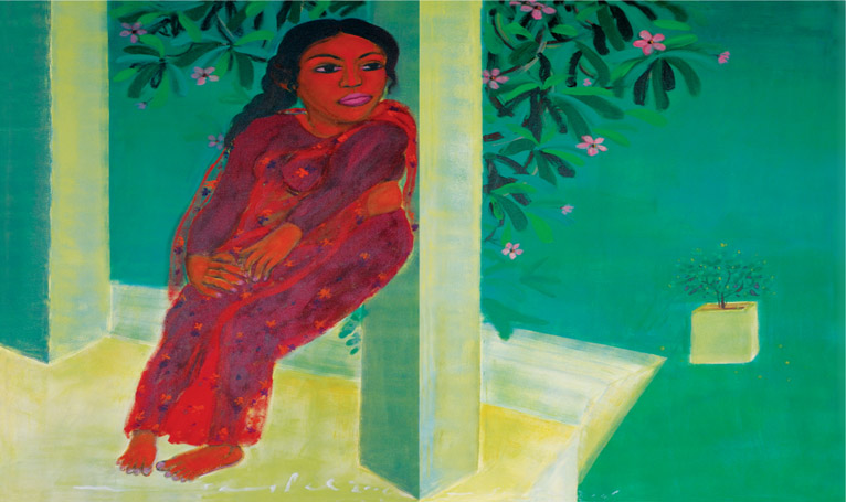 Medium: 'Acrylic on Canvas', Size: '153 x 183 cm'