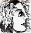 Medium: 'Chinese Ink and Counte on Paper', Size:'23 x 18 cm'