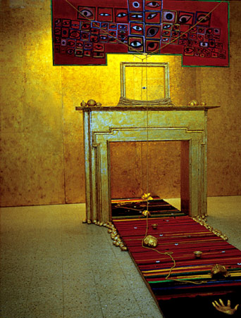 Title: 'Red Saryu Had Eyes - 5', Medium: 'Mix media installation', Size: '244 x 975 x 975 cm', Year: '1994'