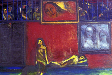 Medium: 'Oil on canvas', Size:'61 x 76 cm'