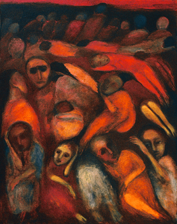 Medium: 'Oil on canvas', Size: '91 x 61 cm'