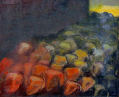 Medium: 'Oil on canvas', Size: '91 x 76 cm'