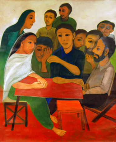 Medium: 'Oil on canvas', Size: '127 x 102 cm'