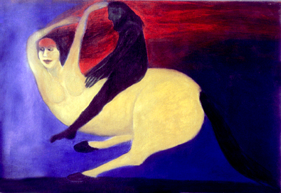 Medium: 'Acrylic on canvas', Size: '76 x 91 cm'