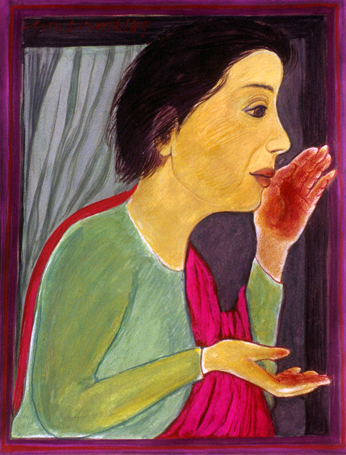 Medium: 'Gouache on Paper', Size: '38 x 30 cm'