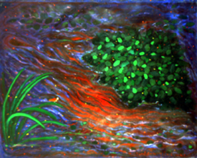 Medium: 'Acrylic on canvas', Size: '163 x 122 cm'