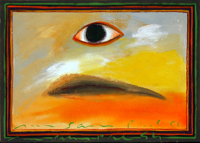 Medium: 'Gouache & Dry pastel on paper', Size: '30 x 38 cm'