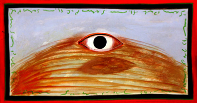 Medium: 'Gouache & Dry pastel on paper', Size: '20 x 38 cm'