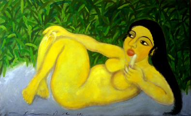 Medium: 'Gouache on Paper', Size: '102 x 163 cm'