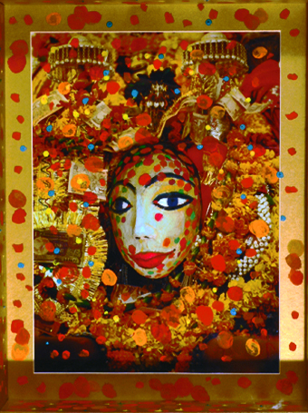 Medium: 'Mix media installation', Size: '91 x 61 cm'