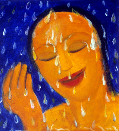 Medium: 'Acrylic on canvas', Size: '61 x 61 cm'