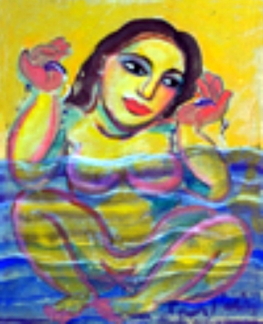 Medium: 'Gouache on Paper', Size: '58 x 46 cm'