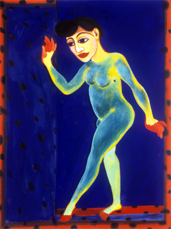 Medium: 'Gouache on Paper', Size: '56 x 76 cm'