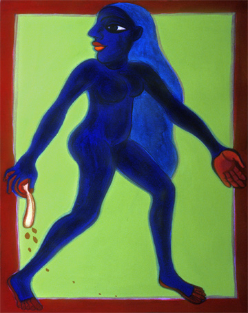 Medium: 'Gouache on Paper', Size: '30 x 42 cm'