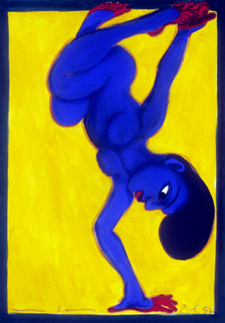 Medium: 'Gouache on Paper', Size: '30 x 42 cm'