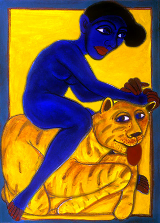 Medium: 'Gouache on Paper', Size: '30 x 42 cm'