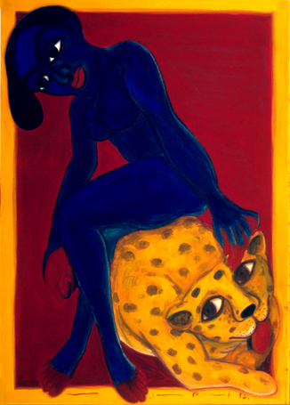 Medium: 'Gouache on Paper', Size: '30 x 42 cm'