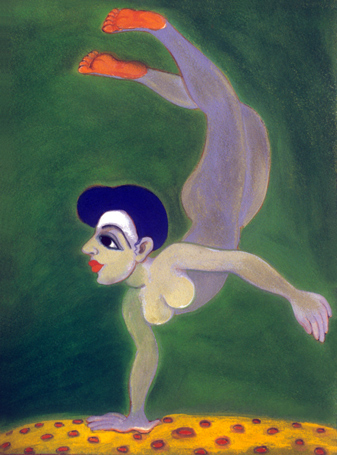 Medium: 'Gouache on Paper', Size: '30 x 42 cm'