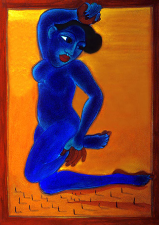 Medium: 'Gouache on Paper', Size: '30 x 42 cm'