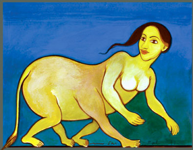 Medium: 'Gouache on Paper', Size:'26 x 36 cm'