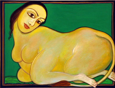 Medium: 'Gouache on Paper', Size:'26 x 36 cm'