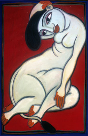 Gouache on Paper', Size: '58 x 46 cm'