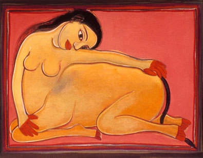 Medium: 'Gouache on Paper', Size: '30 x 42 cm'