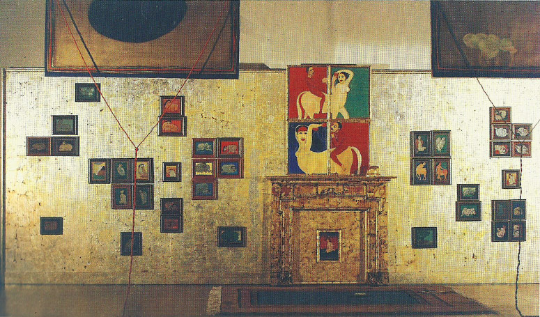 Title: 'Installation Swayambram - 1c, Medium: 'Mix-media', Size: '366 x 792 x 244 cm', Year: '1992'