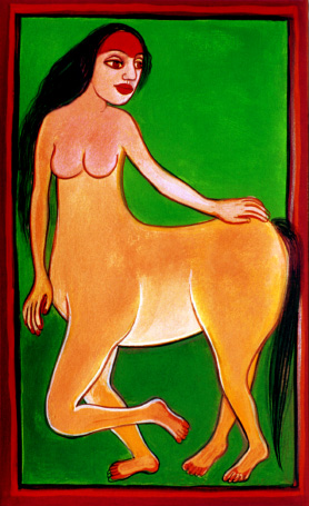 Medium: 'Gouache on Paper', Size: '23 x 18 cm'