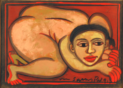 Medium: 'Gouache on Paper', Size: '18 x 23 cm'