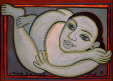 Medium: 'Gouache on Paper', Size: '18 x 23 cm'