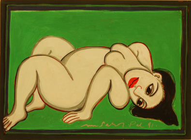 Medium: 'Gouache on Paper', Size: '18 x 23 cm'