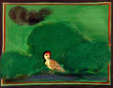 Medium: 'Gouache on Paper', Size: '25 x 30 cm'