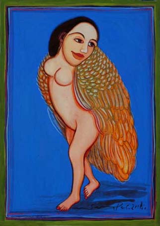 Medium: 'Gouache on Paper', Size:'30 x 21 cm'