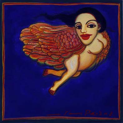 Medium: 'Gouache on Paper', Size: '24 x 24 cm'