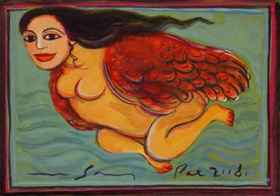 Medium: 'Gouache on Paper', Size: '15 x 22 cm'