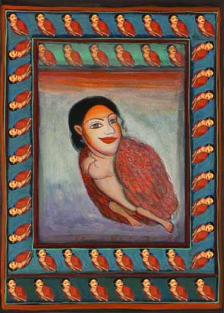 Medium: 'Gouache on Paper', Size: '36 x 26 cm'