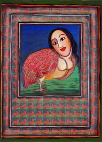 Medium: 'Gouache on Paper', Size: '36 x 26 cm'