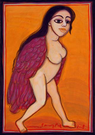 Medium: 'Gouache on Paper', Size: '30 x 21 cm'