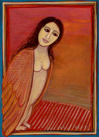 Medium: 'Gouache on Paper', Size:'18 x 13 cm'