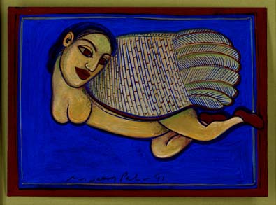 Medium: 'Gouache on Paper', Size: '17 x 23 cm'