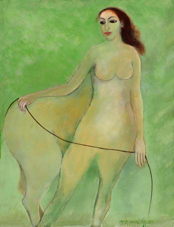 Medium: 'Gouache on Paper', Size:'65 x 50 cm'